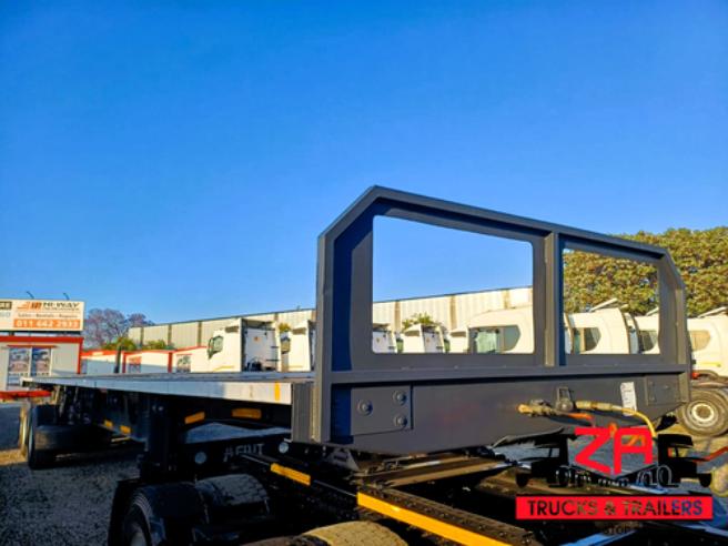 2009 AFRIT TRI AXLE ALUMINIUM FLAT DECK TRAILER #53283]